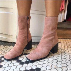 Intentionally Blank Suede Boots